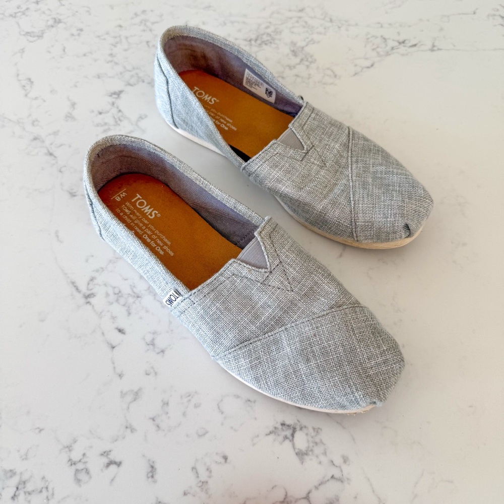 TOMS Classic flats, Gray, 8